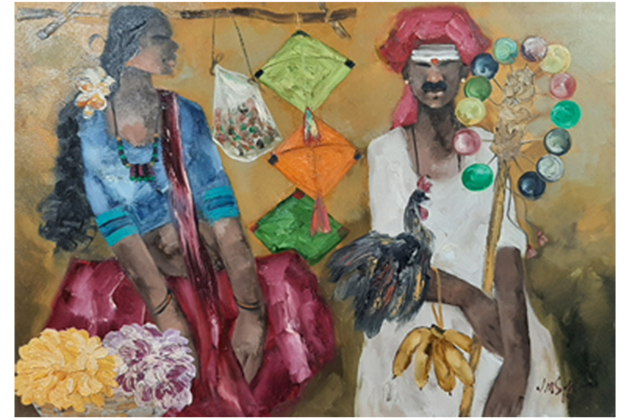 JMS011
Badami People - VIII
Oil on Canvas
36 x 48 inches
2019
Available